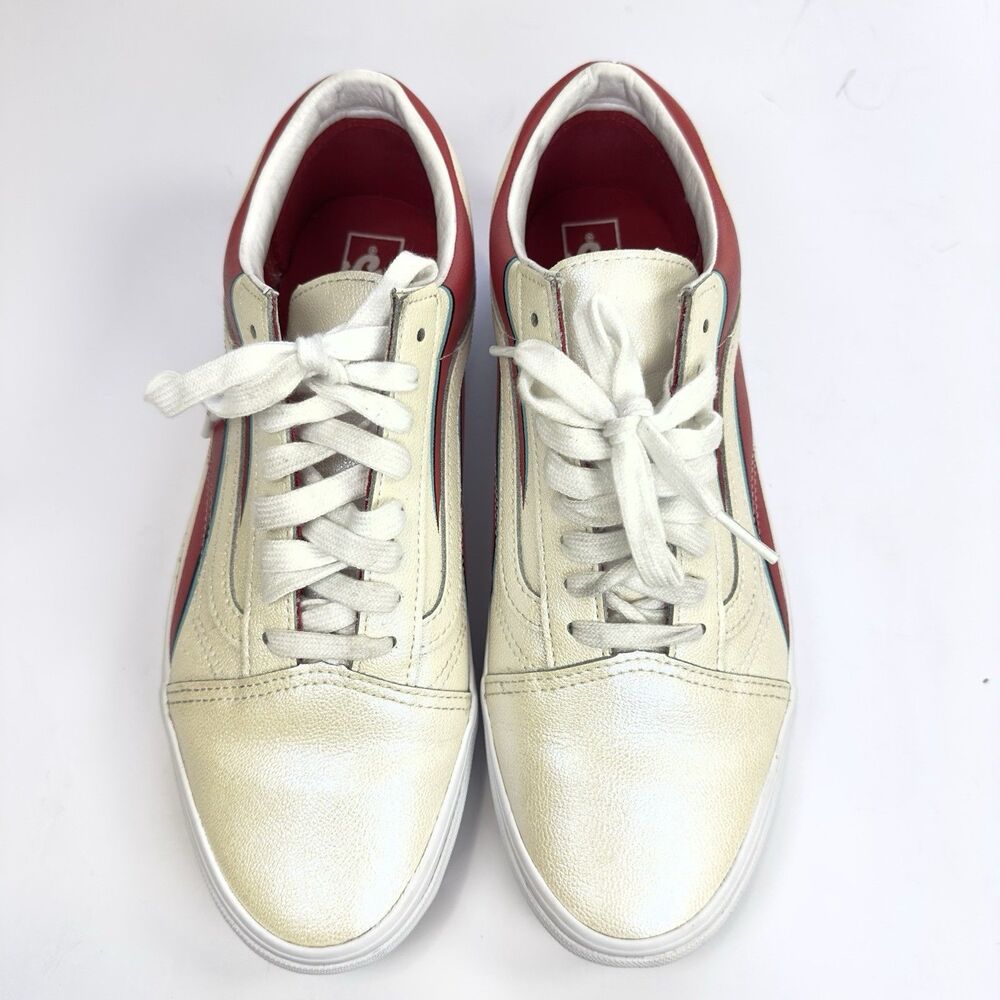 Vans x David Bowie Mens Aladdin Sane Old Skool Skateboard Sneaker Shoes Size 10